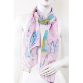 Soft Silk Printed Scarf C30